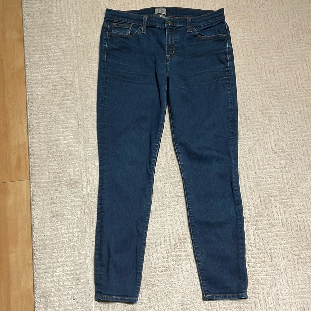 J Crew Toothpick Jeans size 30 with a 27” inseam
